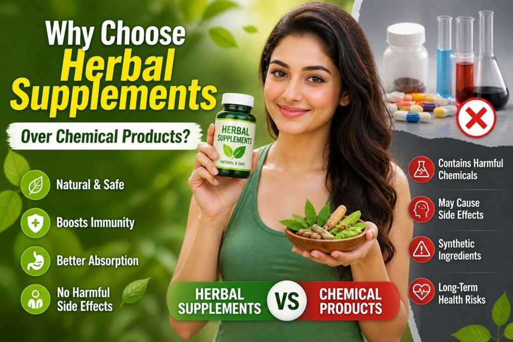 Why Choose Herbal Supplements Over Chemical Products?