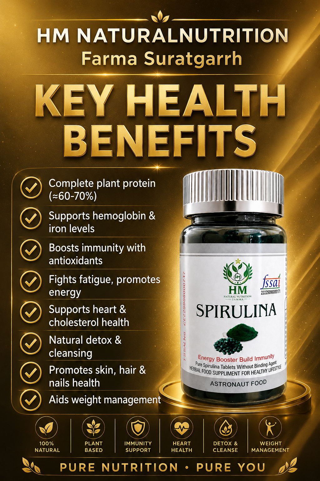 SPIRULINA 120 TABLET PACK - Image 2